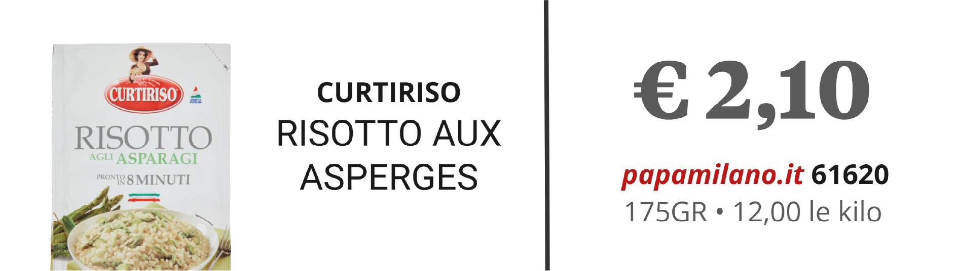 CURTIRISO RISOTTO AUX ASPERGES